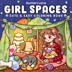Girl Spaces Coloring Book for Adults and Teens Featuring Cozy.jpg