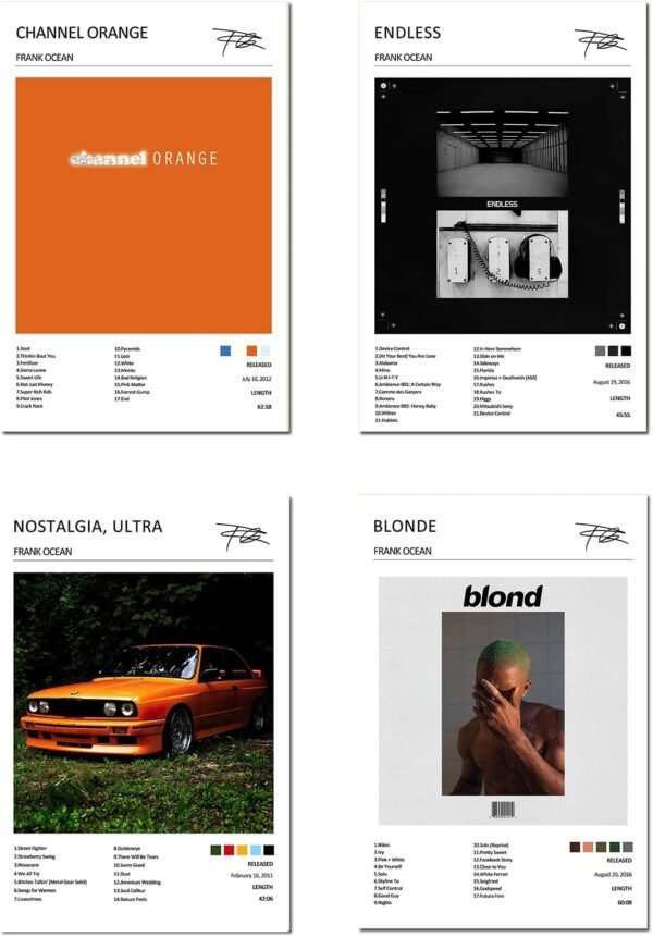 HYDIK Frank Ocean Poster Album Cover Limited Edition Posters Set.jpg