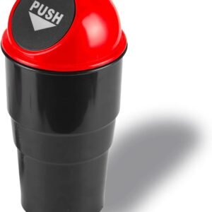 JUSTTOP Automotive Cup Holder Garbage Mini car Trash can Small.jpg