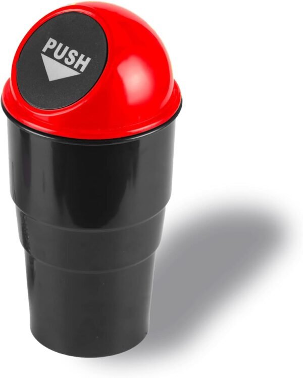 JUSTTOP Automotive Cup Holder Garbage Mini car Trash can Small.jpg