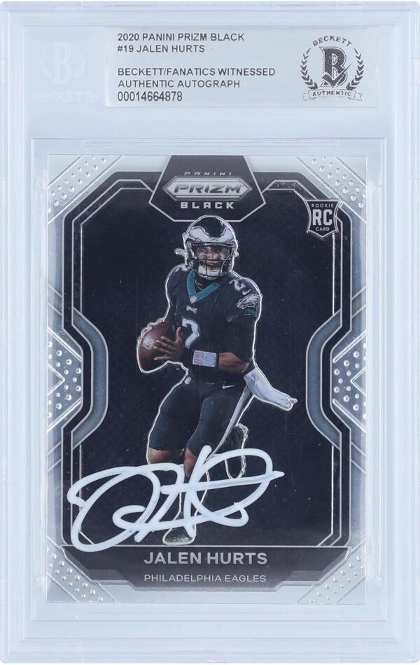 Jalen Hurts Philadelphia Eagles Autographed 2020 Panini Prizm PB 19 Beckett.jpg