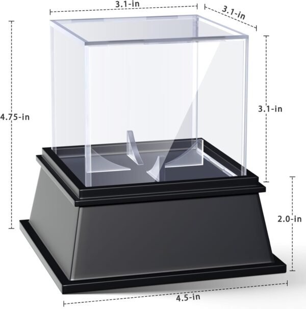 KKU Baseball Display Case Baseball Holder for Ball Display Cube Box UV Protected Acrylic Baseball Storage Official Size Box Memorabilia Display Case for Baseball.jpg