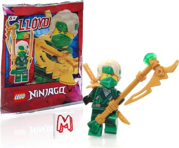 LEGO NINJAGO Crystalized Minifigure Lloyd Hair with Dual Golden.jpg