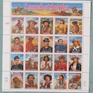 Legends of the West Complete Pane of Twenty 29 Cent.jpg