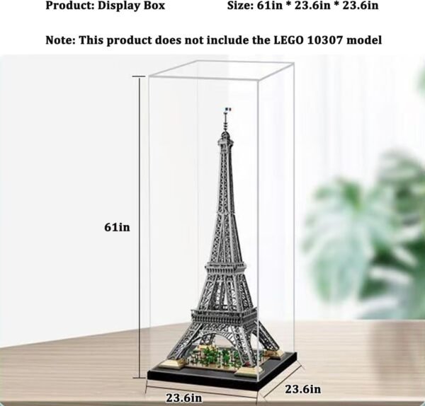 Lego 10307 Display Case，Acrylic Clear Display Case，Figure Display Case，Used to Protect The Collectible Model Lego Model Not Included Transparent A.jpg