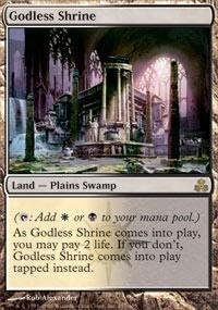 Magic the Gathering Godless Shrine Guildpact Foil.jpg