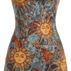 Milumia Womens Vintage 90s Mini Dress Lettuce Trim Mesh Short.jpg