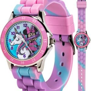 Minnie Mouse Time Teacher Watch for Girls Analog Time.jpg