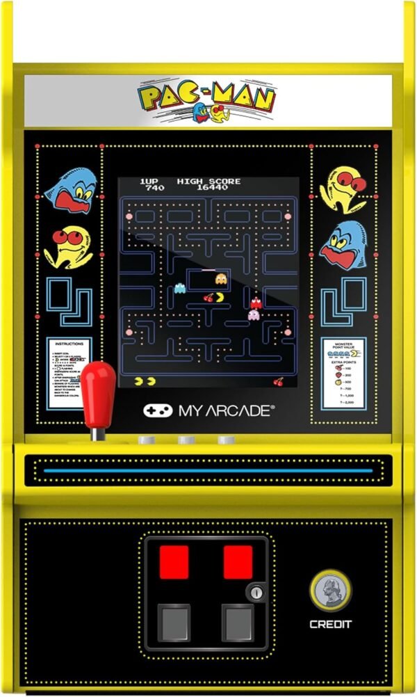 My Arcade Pac Man Micro Player Pro 6.75 Handheld Retro Mini Arcade Arcade Classics Video Game Collectible.jpg