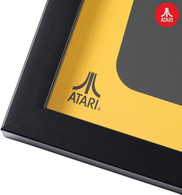 Official Atari 3D Gaming Wall Art Authentic Pong Collection for Gaming Setup Gaming Wallpaper Gaming Room Decor and Gaming Wall Stickers Black Frame ThumbsUp.jpg