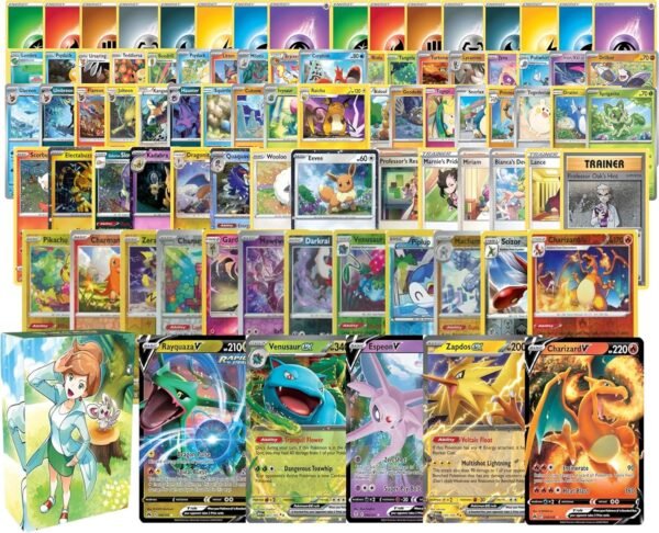 Pokemon 100 Assorted Card Bundle with Foils and 5.jpg