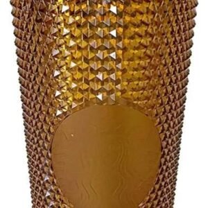 Starbucks Limited Edition 2021 50th Anniversary Honeycomb Gold Studded Cold.jpg