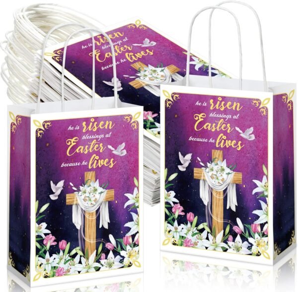 Tinlade 36 Pcs Easter Treat Bags with Handles Bulk He.jpg