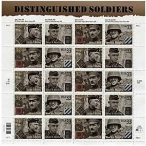USPS Distinguished Soldiers Maj Gen John L Hines Gen Omar.jpg