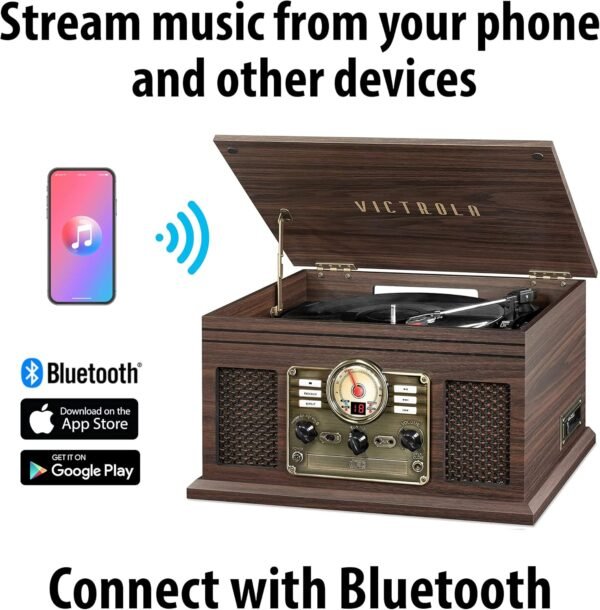 Victrola The Quincy 6 in 1 Bluetooth Record Player Multimedia Center with Built in Speakers – 3 Speed Turntable CD Cassette Player AMFM Radio Wireless Music Streaming Espresso.jpg