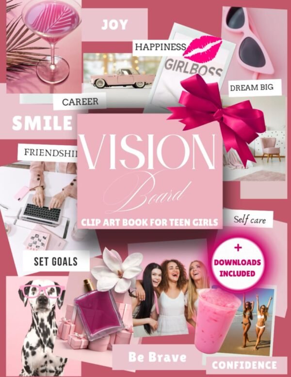 Vision Board Clip Art Book for Teen Girls Inspiring Images.jpg