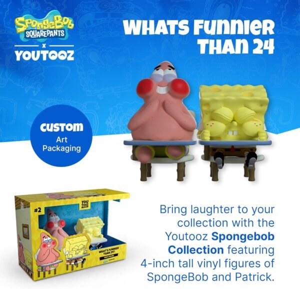 Youtooz Whats Funnier Than 24 4 inch Vinyl Figure Collectible Spongebob and Patrick from Funny Internet Meme Whats Funnier Than 24 by Youtooz Spongebob Squarepants Collection.jpg
