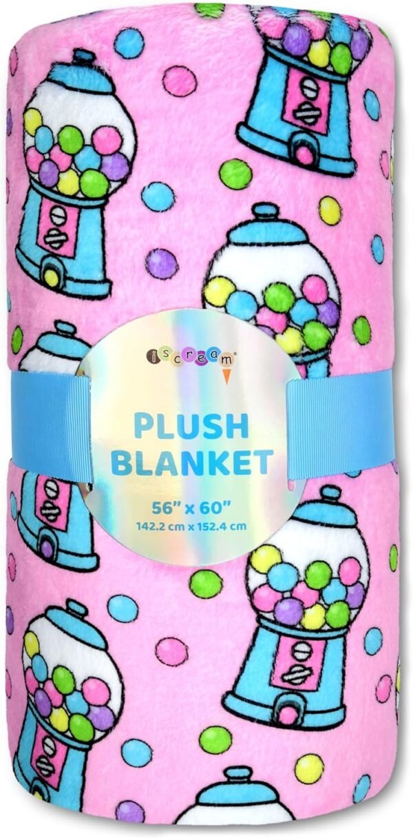 iscream Candy Print Silky Soft Plush 56 x 60 Fleece.jpg