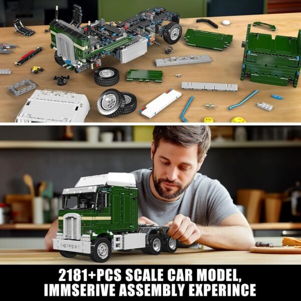 1754720652 Mould King Tractor Truck Block Kits Model MOC Building Blocks Set to Build Gift for Kids Age 14Adult Collections Enthusiasts2181 Pieces with MotorAPP Remote Control.jpg
