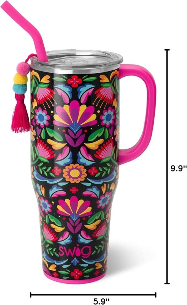 1755717853 Swig Life 40oz Mega Mug 40 oz Tumbler with Handle and Straw Cup Holder Friendly Dishwasher Safe Extra Large Insulated Tumbler Stainless Steel Caliente.jpg