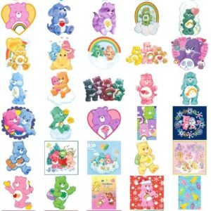 50 Pcs Care Cute Bears Stickers for Kids Teens Adults.jpg