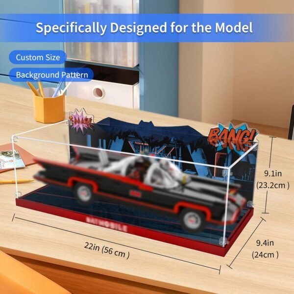 Acrylic Display Case Compatible with 76328 Batmobile ONLY Display Case The Model NOT Included.jpg