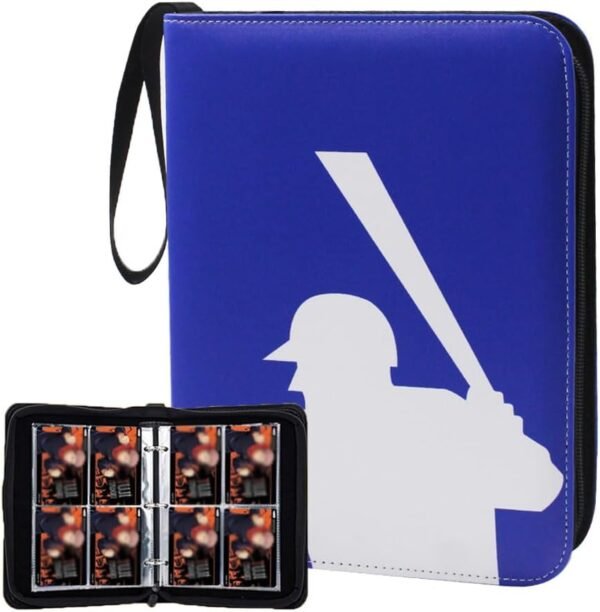 Baseball Card Binder Collectible Trading Card Albums for 4 Pockets.jpg