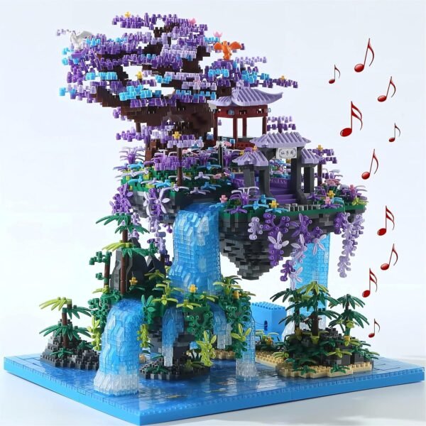 Cherry Blossom Tree Building Set with Box 4574Pcs Original Scene.jpg
