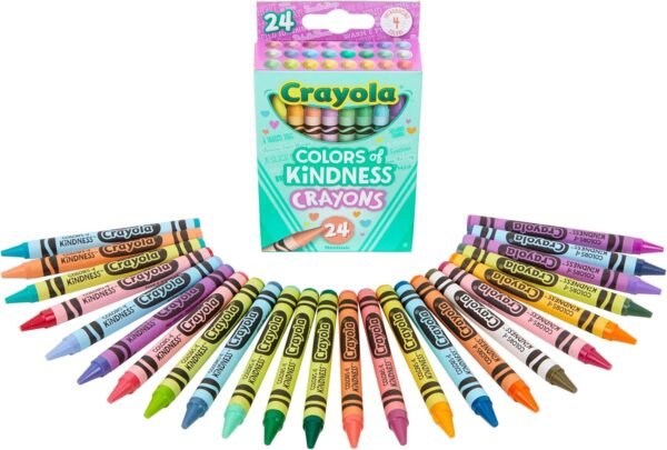 Crayola Colors of Kindness Pack of 24 Crayons 24 Count Pack of 1 Assorted Piece.jpg