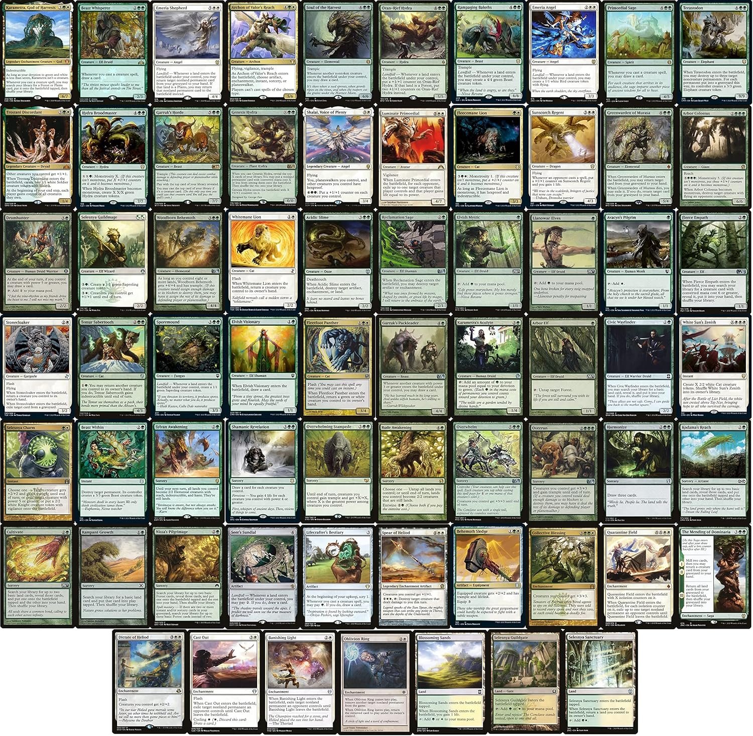 Green White RampDrawHuge Creature EDH Deck Custom Built.jpg