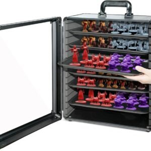 ORKELS Miniatures Storage Case with Metal Trays Clear Display Transport.jpg