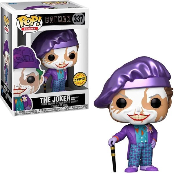 POP DC Heroes Batman 80th Joker 1989 Edition Chase Funko Pop Vinyl Figure Bundled with Compatible Pop Box Protector Case Multicolored 3.75 inches.jpg