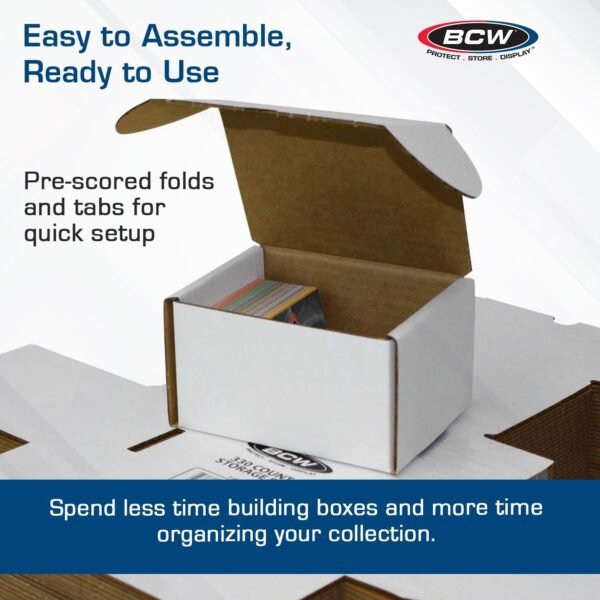1758248654 Trading Card Storage Box 330 Count – 200 Pack Cardboard Organizer for Sports Cards Trading Card Games and Collectible Cards Assembly Required.jpg