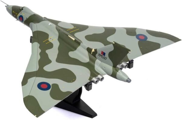1758410651 Corgi Diecast Avro Vulcan B2 XM597 Black Buck 6 Falklands War 1982 172 British Military Aircraft Display Model AA27206 Green Gray.jpg