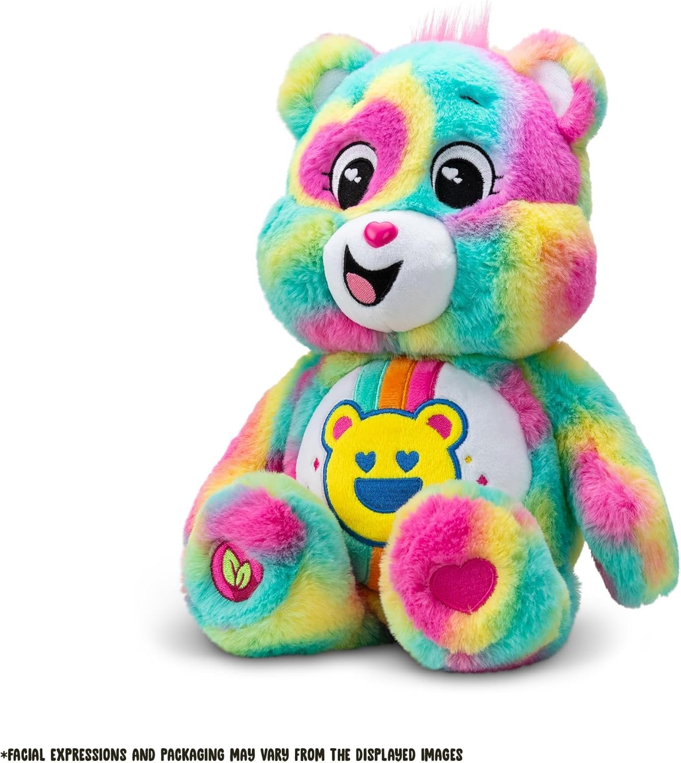 Care Bears 14 Good Vibes Bear Tie Dye Multicolored Plushie for Ages 4 – Perfect Stuffed Animal Support Gift Super Soft and Cuddly – Good for Girls and Boys Employees Collectors.jpg
