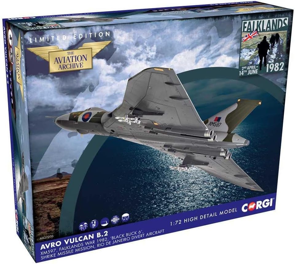 Corgi Diecast Avro Vulcan B2 XM597 Black Buck 6 Falklands.jpg