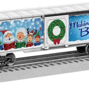 Lionel 2023 Christmas Illuminated Music O Gauge Model Train Boxcar.jpg