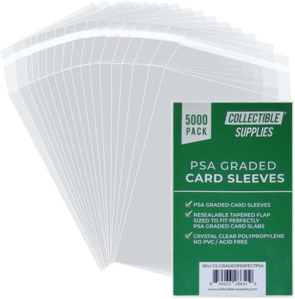 PSA Graded Card Sleeves Premium Quality Clear Plastic Specific Fit.jpg