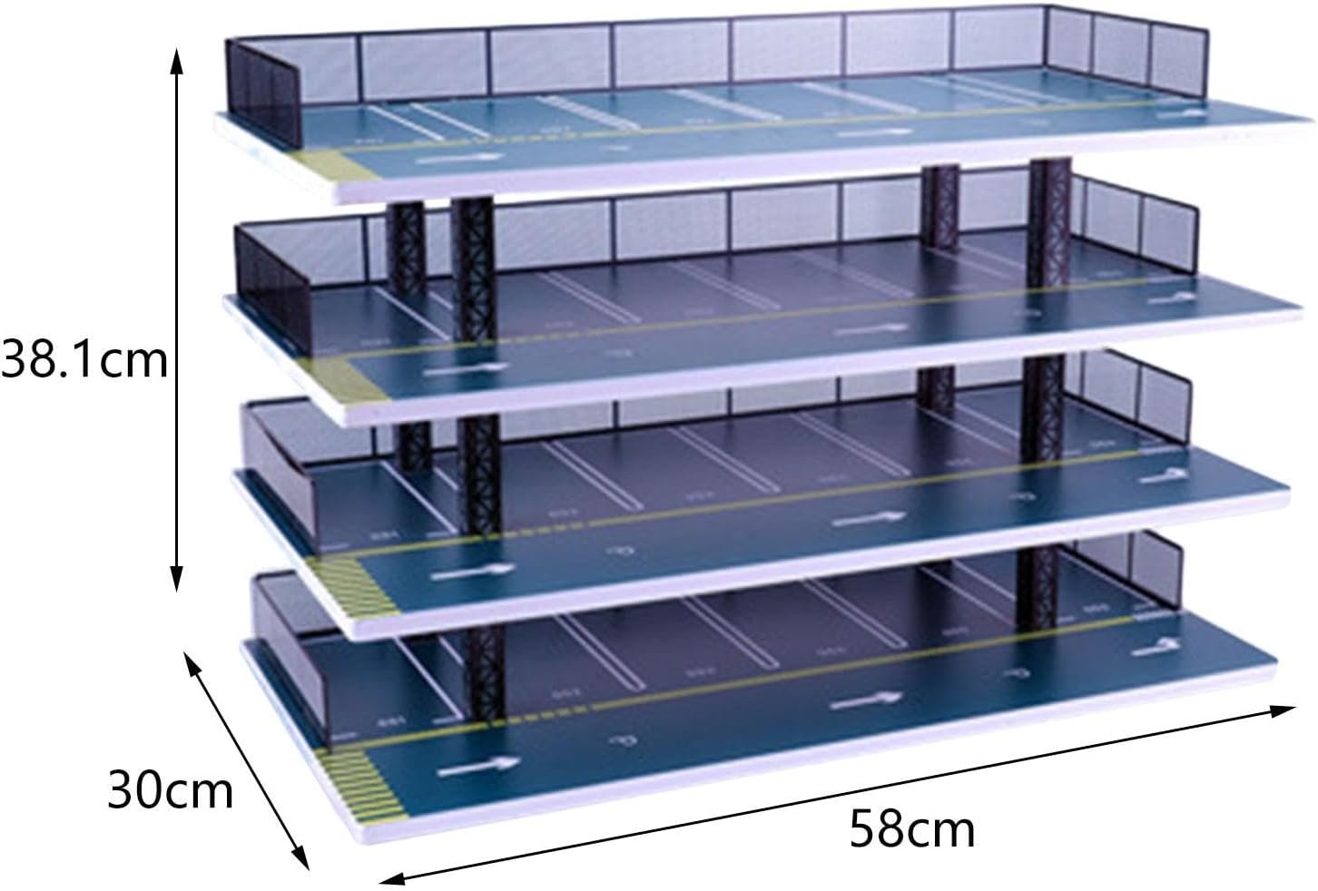 1759433054 132 Parking Lot Display Case Model Car Garage Acrylic Simulation Collectibles Scenery Mini Model Car Storage Home Decor 4 layers.jpg
