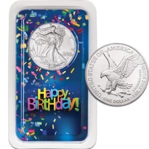 2023 American Silver Eagle Dollar Uncirculated Coin in Happy Birthday.jpg