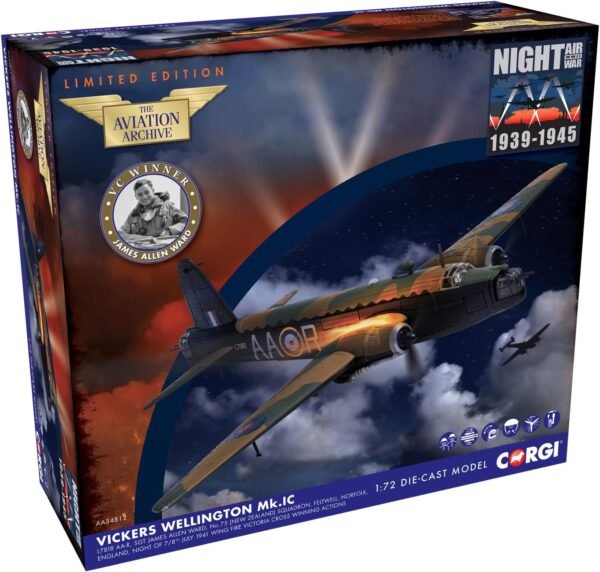 Corgi AA34812 Vickers Wellington Ward VC Model Airplane Diecast.jpg