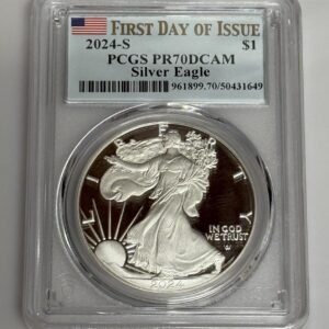 2024 S American Silver Eagle PCGS PR70 DCAM First Day of.jpg