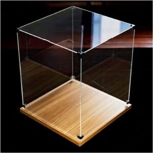 Acrylic Display Case Showcase Clear Figures Dustproof Protection Box Countertop.jpg